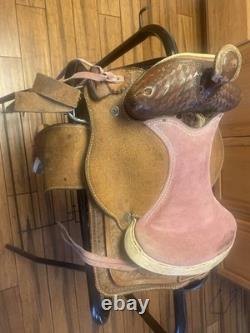 Child's western saddle