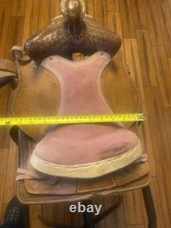 Child's western saddle
