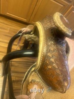 Child's western saddle