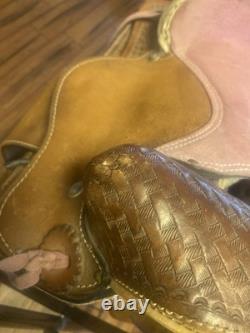 Child's western saddle