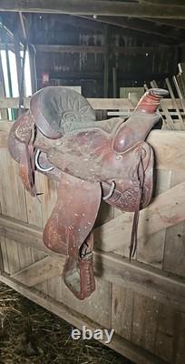 Circle A Roping Ranch Western Saddle