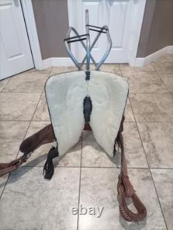 Circle M Pleasure/Trail Saddle Brown Leather 15 in Traditional Western Design