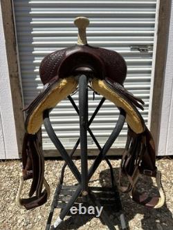 Circle P Winchester 16 Western Saddle
