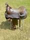 Circle S Roping Saddle 16 1/2 Inch Seat Western Cowboy Tooled Leather Horse Cow