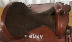 Circle T Texas 16 Heavy duty Rawhide Western Roping / Ranch Saddle Withbridal