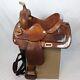 Circle Y 13 Western Trail/show Saddle Suede Seat Equitation Vintage Silver