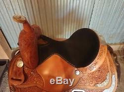 Circle Y 14 Equitation Western Pleasure Show Saddle with Silver