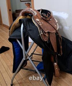 Circle Y 15.5 Western Equitation Saddle SQB