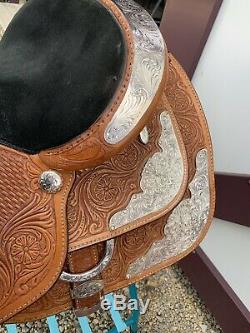 Circle Y 15.5 Western Show Saddle Equitation Seat- FQHB