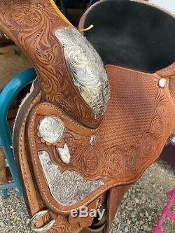 Circle Y 15.5 Western Show Saddle Equitation Seat- FQHB