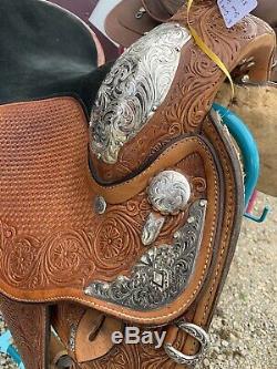 Circle Y 15.5 Western Show Saddle Equitation Seat- FQHB