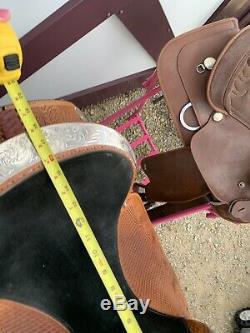 Circle Y 15.5 Western Show Saddle Equitation Seat- FQHB