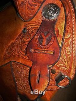 Circle Y 15 Equitation Ranch Show Western Saddle + Breastplate