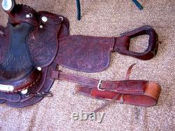 Circle Y 16 Equitation Western Show Saddle/Sterling Silver Embellish. Hand Made Circle Y 16 Equitation Western Show Saddle/Sterling Silver Embellish. Hand Made