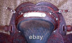 Circle Y 16 Equitation Western Show Saddle/Sterling Silver Embellish. Hand Made