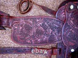 Circle Y 16 Equitation Western Show Saddle/Sterling Silver Embellish. Hand Made