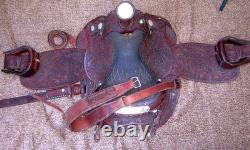 Circle Y 16 Equitation Western Show Saddle/Sterling Silver Embellish. Hand Made Circle Y 16 Equitation Western Show Saddle/Sterling Silver Embellish. Hand Made