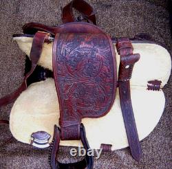 Circle Y 16 Equitation Western Show Saddle/Sterling Silver Embellish. Hand Made
