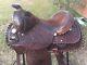 Circle Y 16 Heavily Tooled Equitation Western Pleasure Saddle W Breast Collar