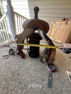 Circle Y Barrel Saddle 14 Inch