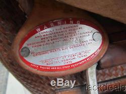 Circle Y Betty Gayle Cooper All Around Roping Saddle 15 Lightly Used