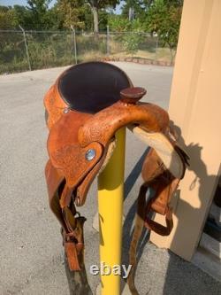 Circle Y Brand Large Leather Horse Saddle