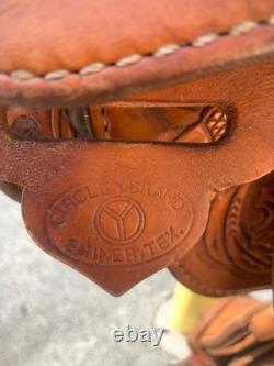 Circle Y Brand Large Leather Horse Saddle
