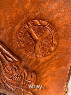 Circle Y Brand Large Leather Horse Saddle