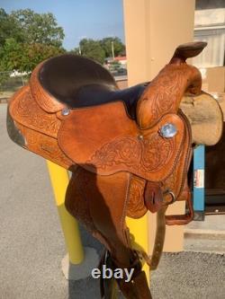 Circle Y Brand Large Leather Horse Saddle