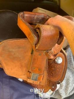 Circle Y Brand Large Leather Horse Saddle