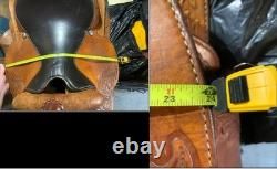 Circle Y Brand Large Leather Horse Saddle