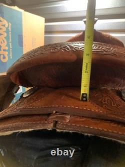 Circle Y Brand Large Leather Horse Saddle