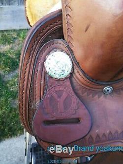 Circle Y Brand Park And Trail All Leather Pleasure Western Saddle 16