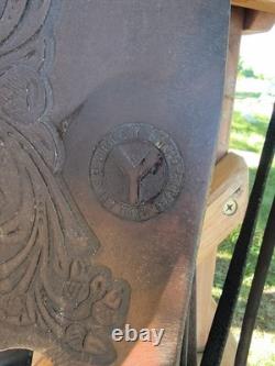 Circle Y Brown Leather Western Pleasure Trail Saddle Traditional