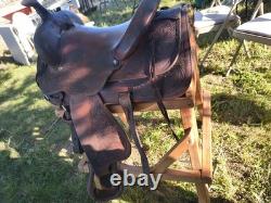 Circle Y Brown Leather Western Pleasure Trail Saddle Traditional