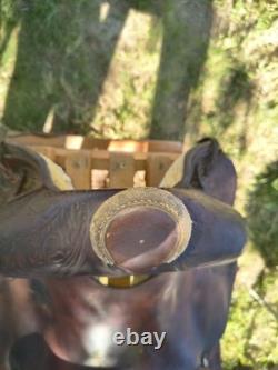 Circle Y Brown Leather Western Pleasure Trail Saddle Traditional