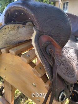 Circle Y Brown Leather Western Pleasure Trail Saddle Traditional