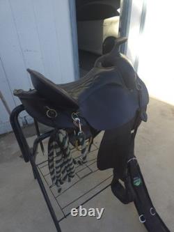 Circle Y Brown Park & Trail Western Saddle, Traditional Design