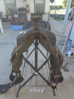 Circle Y Brown Park & Trail Western Saddle, Traditional Design