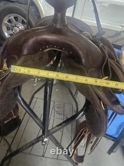 Circle Y Brown Park & Trail Western Saddle, Traditional Design