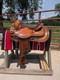 Circle Y Cutter Western Saddle 16.5 Inch Brown Leather