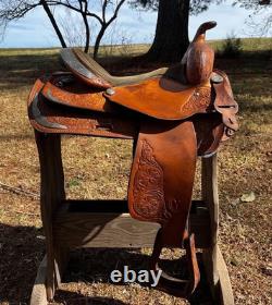 Circle Y Equitation Western Show Saddle 14 for Horsemanship and All Around Used