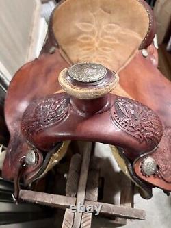 Circle Y Equitation Western Show Saddle 16 Seat, Roping All Around