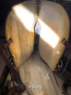Circle Y Flex Lite Western Saddle Round Skirt 15 Fully Rigged Wide Tree