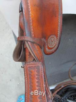 Circle Y Hand Made Reiner Reining Saddle 16 1/2 Used