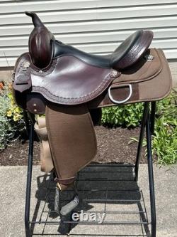 Circle Y High Horse Magnolia Western Trail Saddle 16 seat, Wide Tree