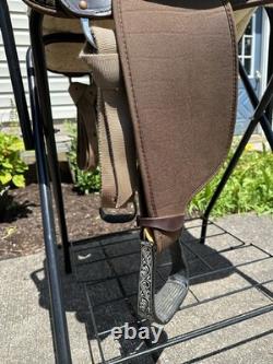 Circle Y High Horse Magnolia Western Trail Saddle 16 seat, Wide Tree