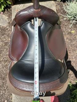 Circle Y High Horse Magnolia Western Trail Saddle 16 seat, Wide Tree