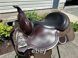 Circle Y High Horse Magnolia Western Trail Saddle 16 seat, Wide Tree