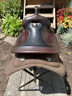 Circle Y High Horse Magnolia Western Trail Saddle 16 seat, Wide Tree